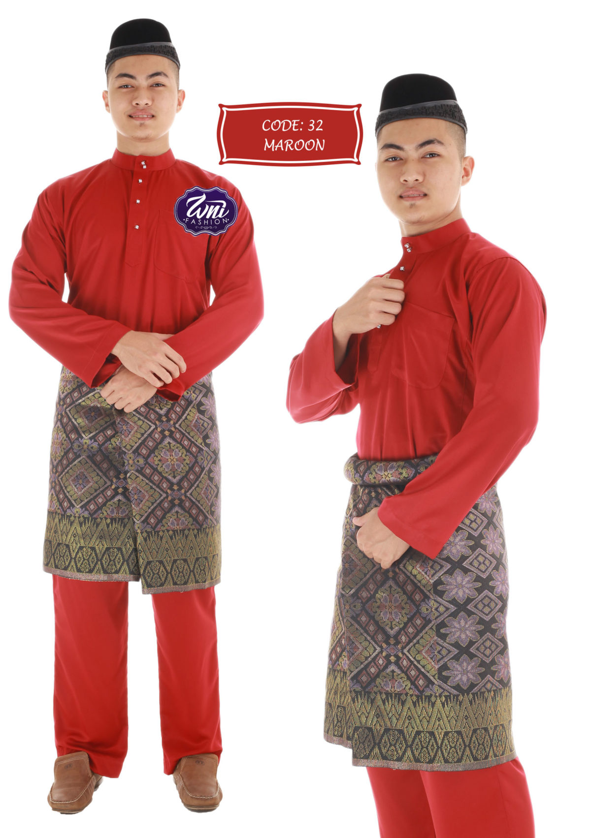 Baju Melayu Tradisional Champagne Nude Wni Fashion